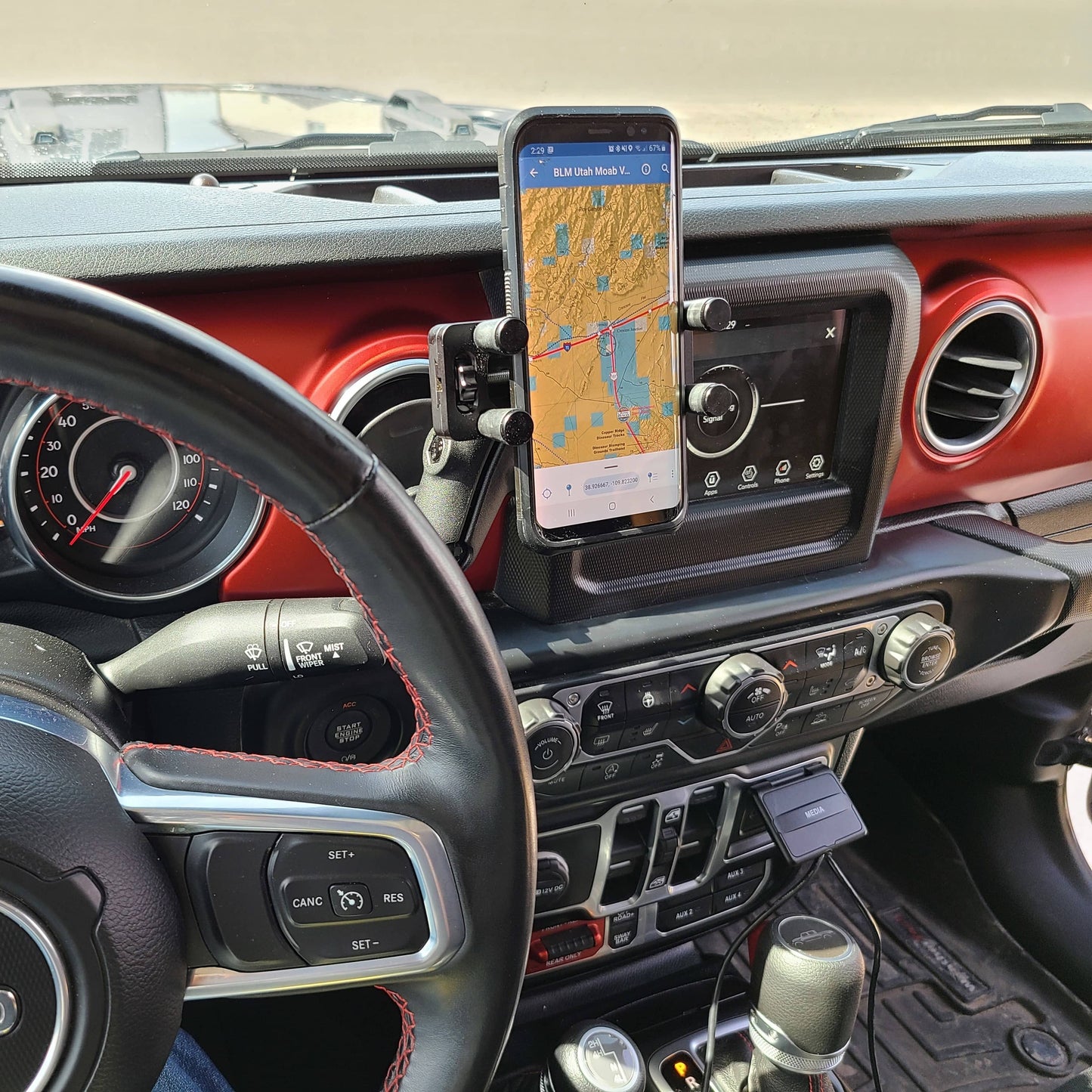 Wrangler Gladiator / JL Phone Mounting Bundle